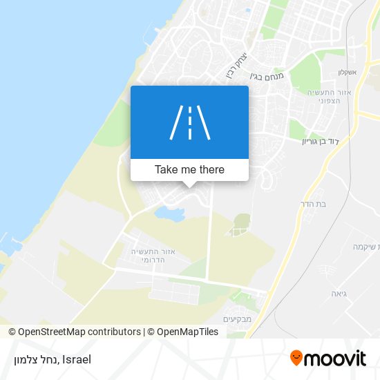 נחל צלמון map