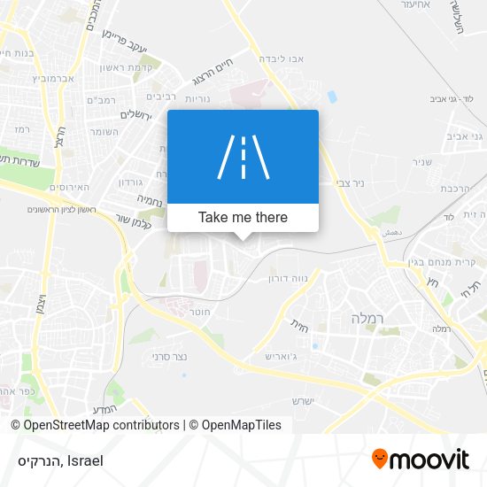 הנרקיס map
