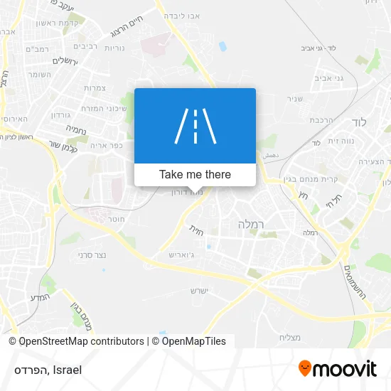 Карта הפרדס