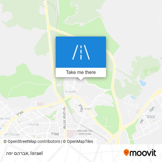 אברהם יפה map