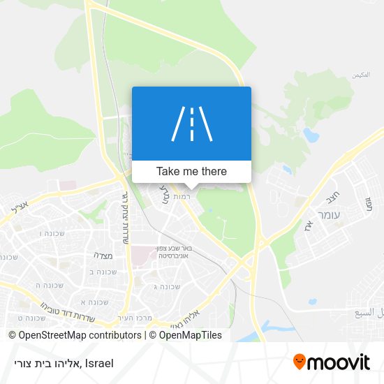 אליהו בית צורי map