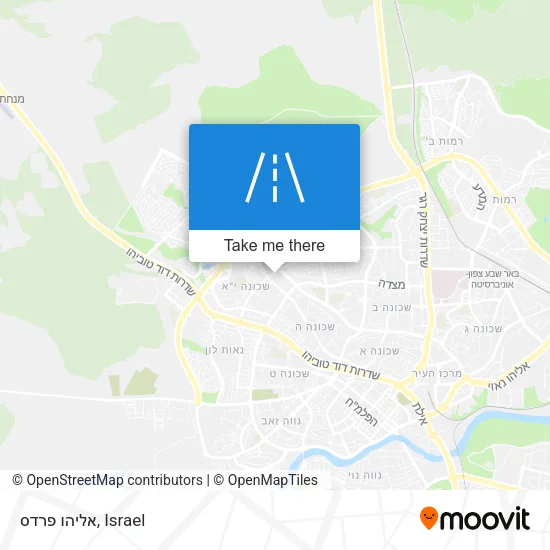 Карта אליהו פרדס