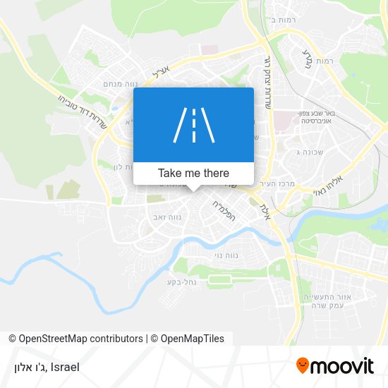 ג'ו אלון map