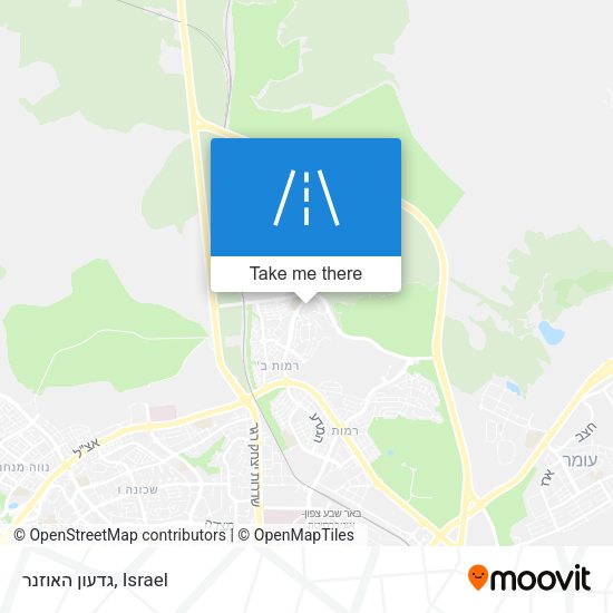 גדעון האוזנר map