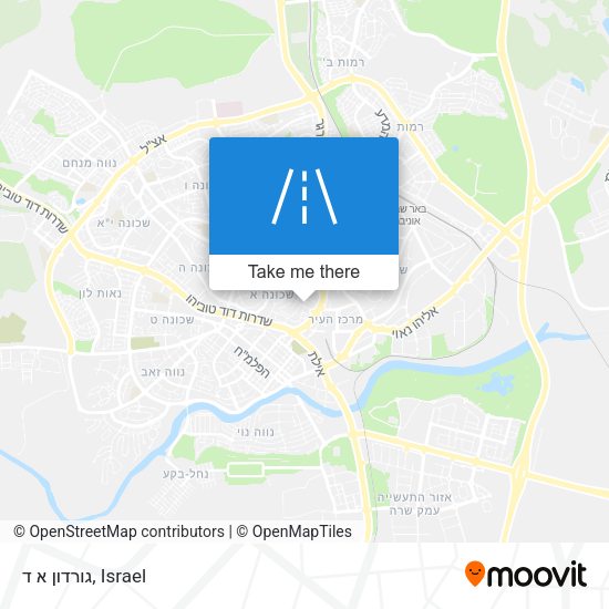 גורדון א ד map