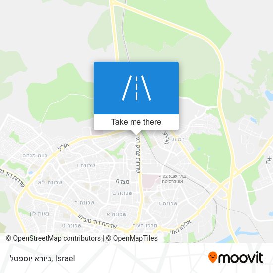 גיורא יוספטל map