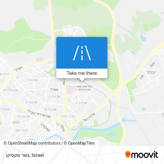 Карта גשר מקסיקו