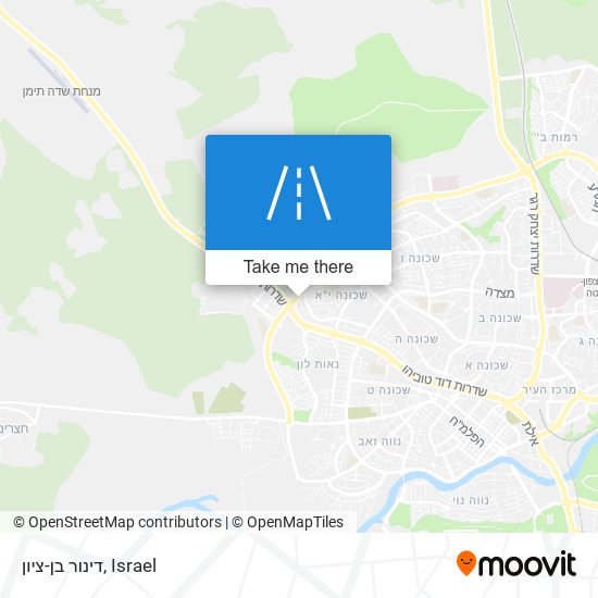 דינור בן-ציון map