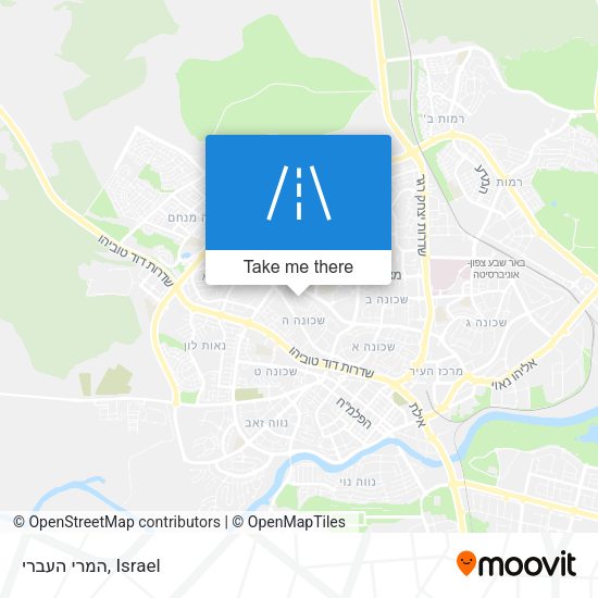 המרי העברי map