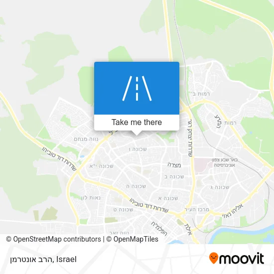 Карта הרב אונטרמן