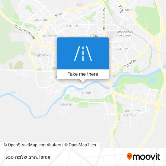 Карта הרב שלמה טנא