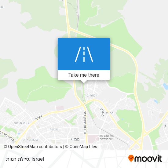 טיילת רמות map