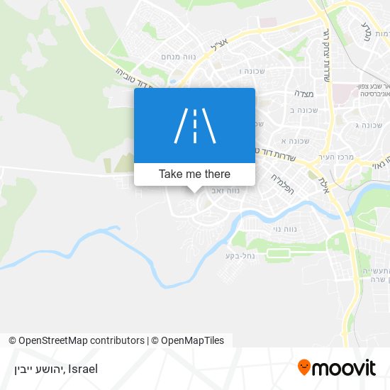 יהושע ייבין map