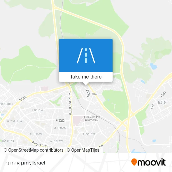 Карта יוחנן אהרוני
