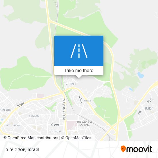 יוסקה יריב map