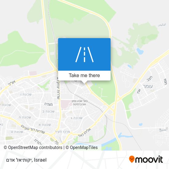 יקותיאל אדם map