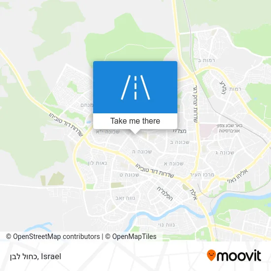 Карта כחול לבן