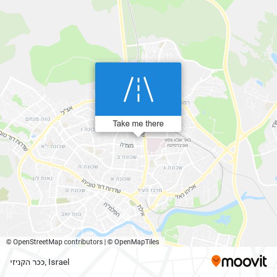 ככר הקניזי map