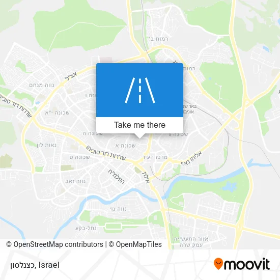 Карта כצנלסון