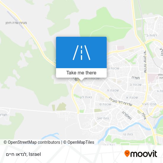 לנדאו חיים map