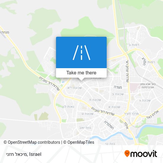 מיכאל חזני map