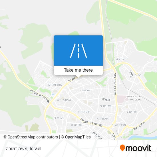 משה זמורה map