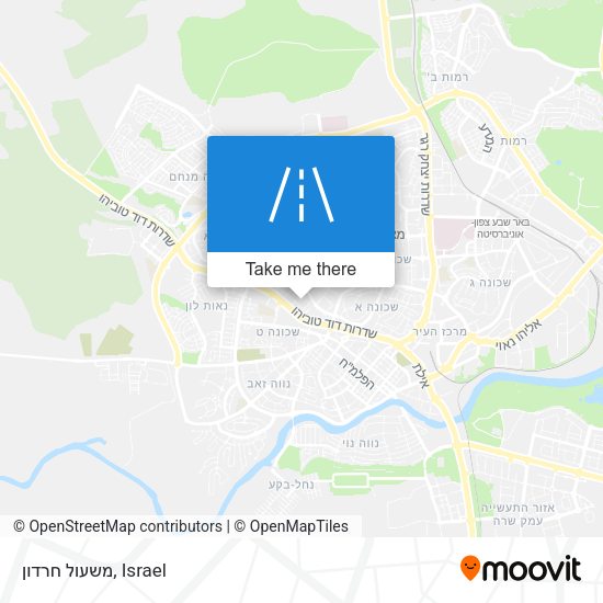 משעול חרדון map