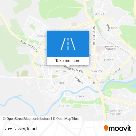 Карта משעול ניצנה