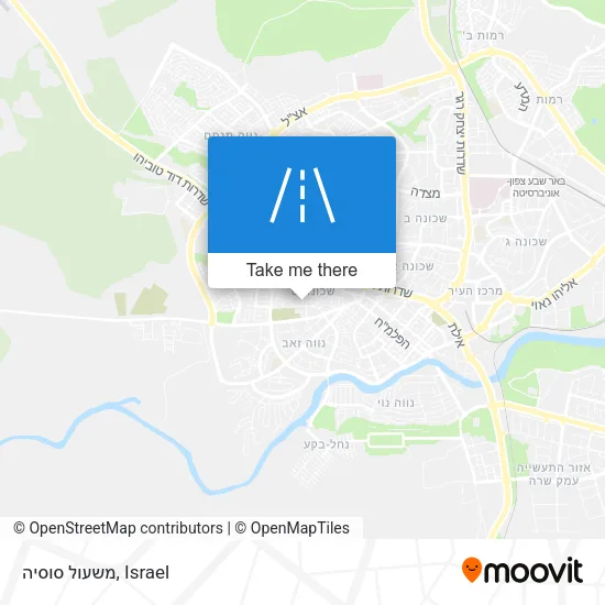Карта משעול סוסיה