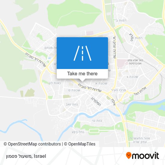 משעול פסמון map