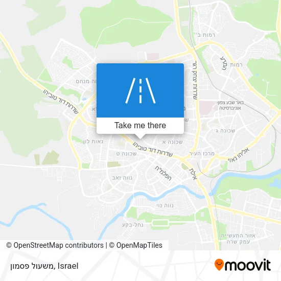 Карта משעול פסמון