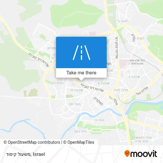 Карта משעול קיפוד