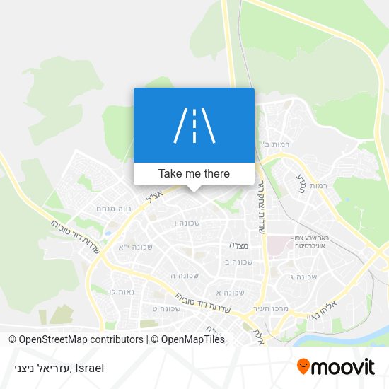 עזריאל ניצני map