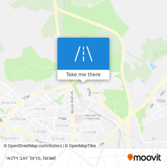 פרופ' זאב וילנאי map