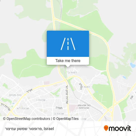 Карта פרופסור שמשון עמיצור