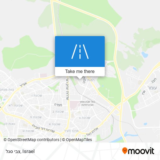 צבי סגל map