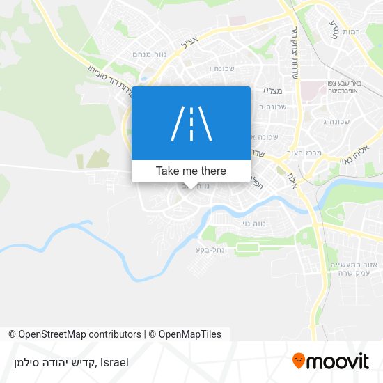 קדיש יהודה סילמן map