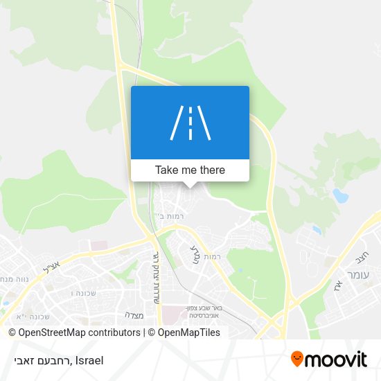 רחבעם זאבי map