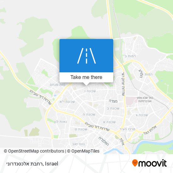 רחבת אלכסנדרוני map