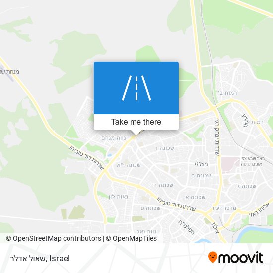 שאול אדלר map