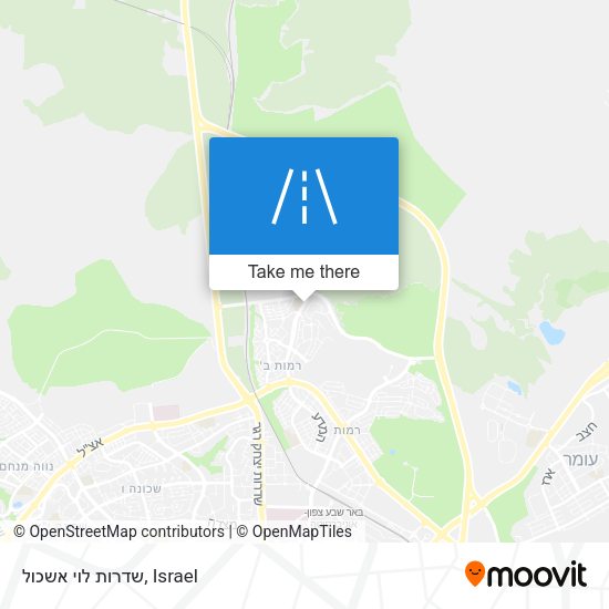 שדרות לוי אשכול map