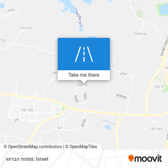 סמטת הברוש map