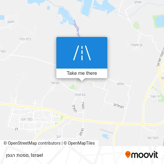 Карта סמטת הגפן