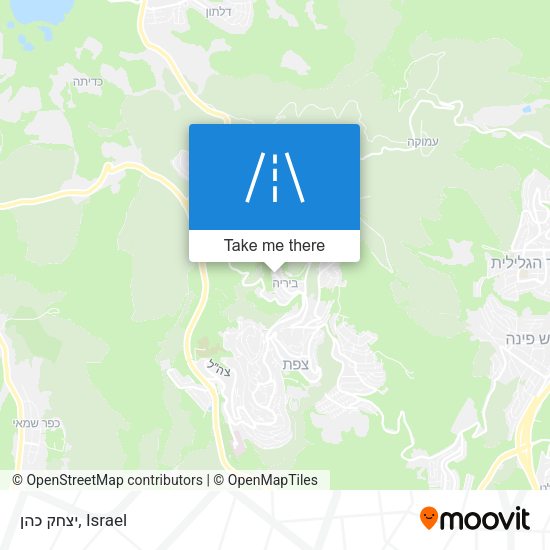 יצחק כהן map