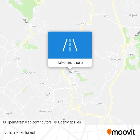 Карта ארץ חמדה