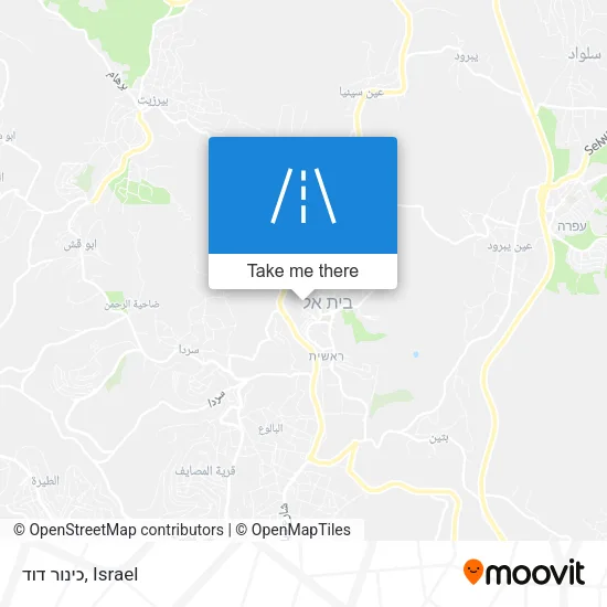 Карта כינור דוד