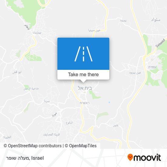 מעלה שופר map