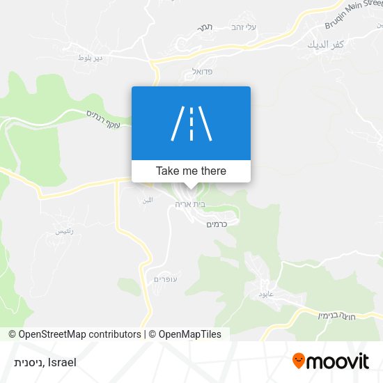 ניסנית map