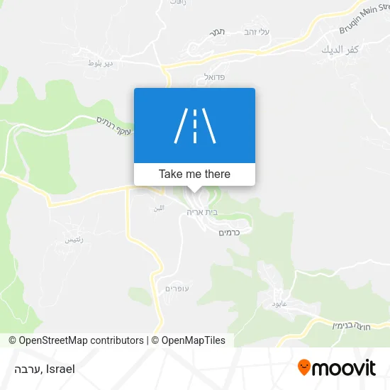 Карта ערבה