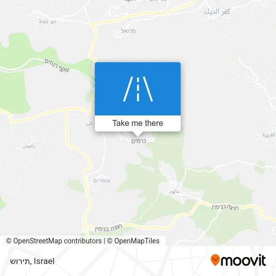 Карта תירוש
